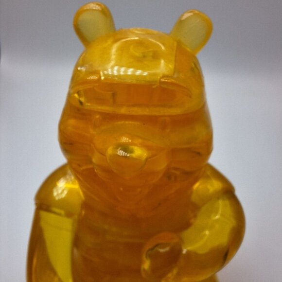Disney Winnie Pooh Crystal Puzzle 3D Yellow Hunny Stacking 4 Inch No Box Honey - Picture 5 of 11